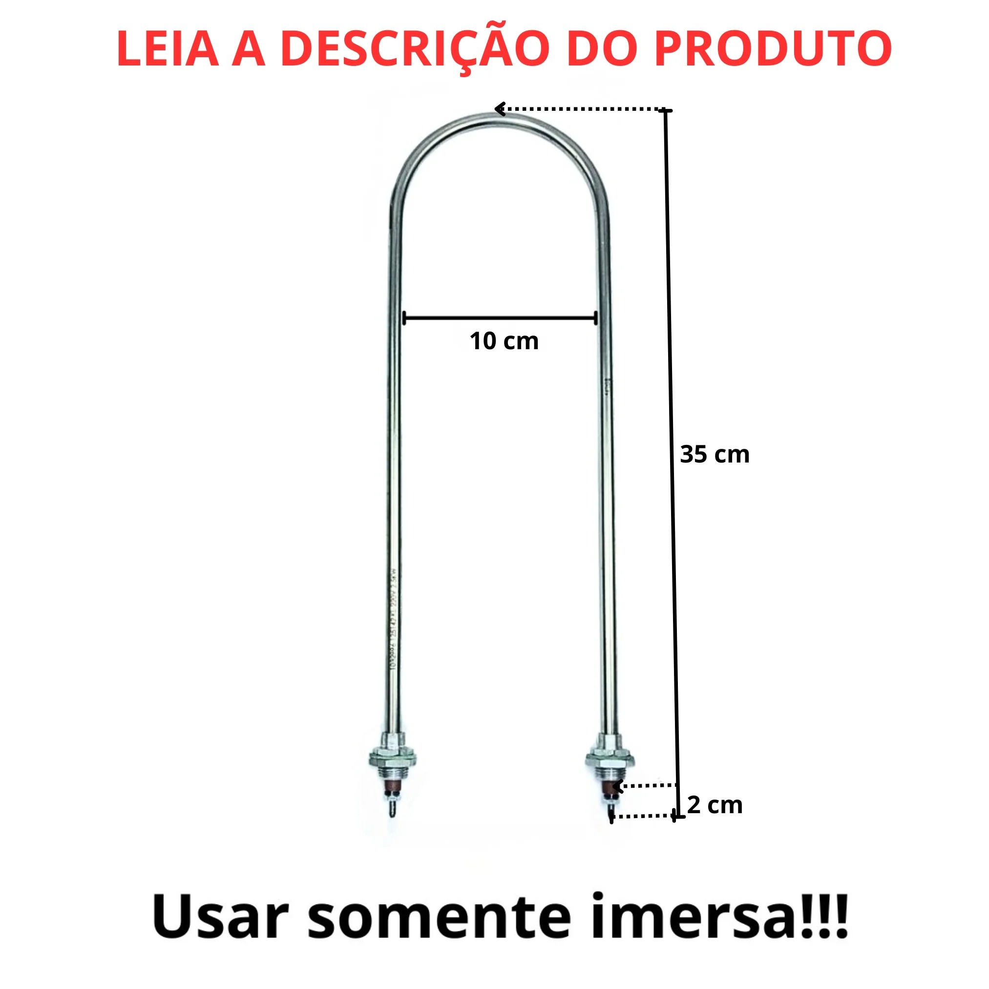 Resistência Marmiteiro Banho Maria Mesa Quente 350mm 2500w 220v - Imagem 3