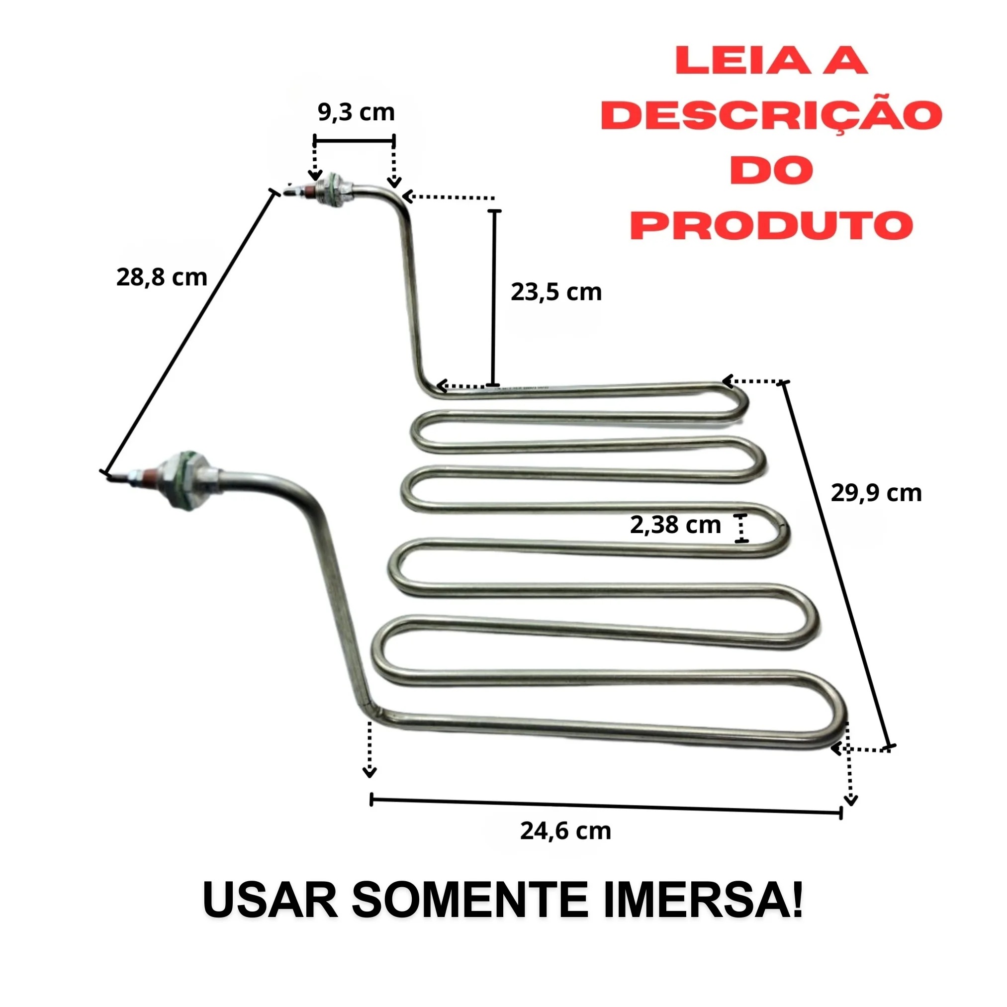 Resistência Fritadeira Cadeirinha Tedesco Croydon 5 Voltas - Imagem 2