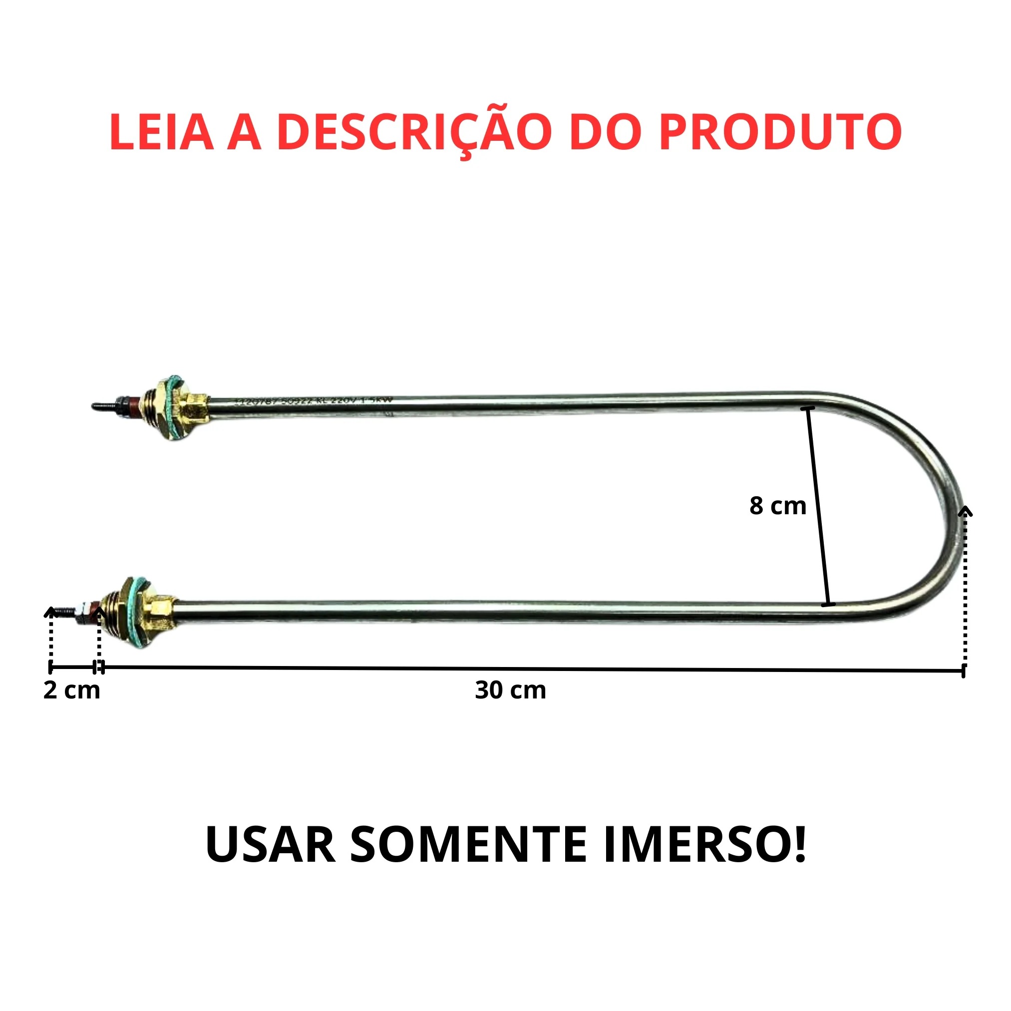Resistência Marmiteiro Buffet Self Service 300mm 1500w 220v - Imagem 3