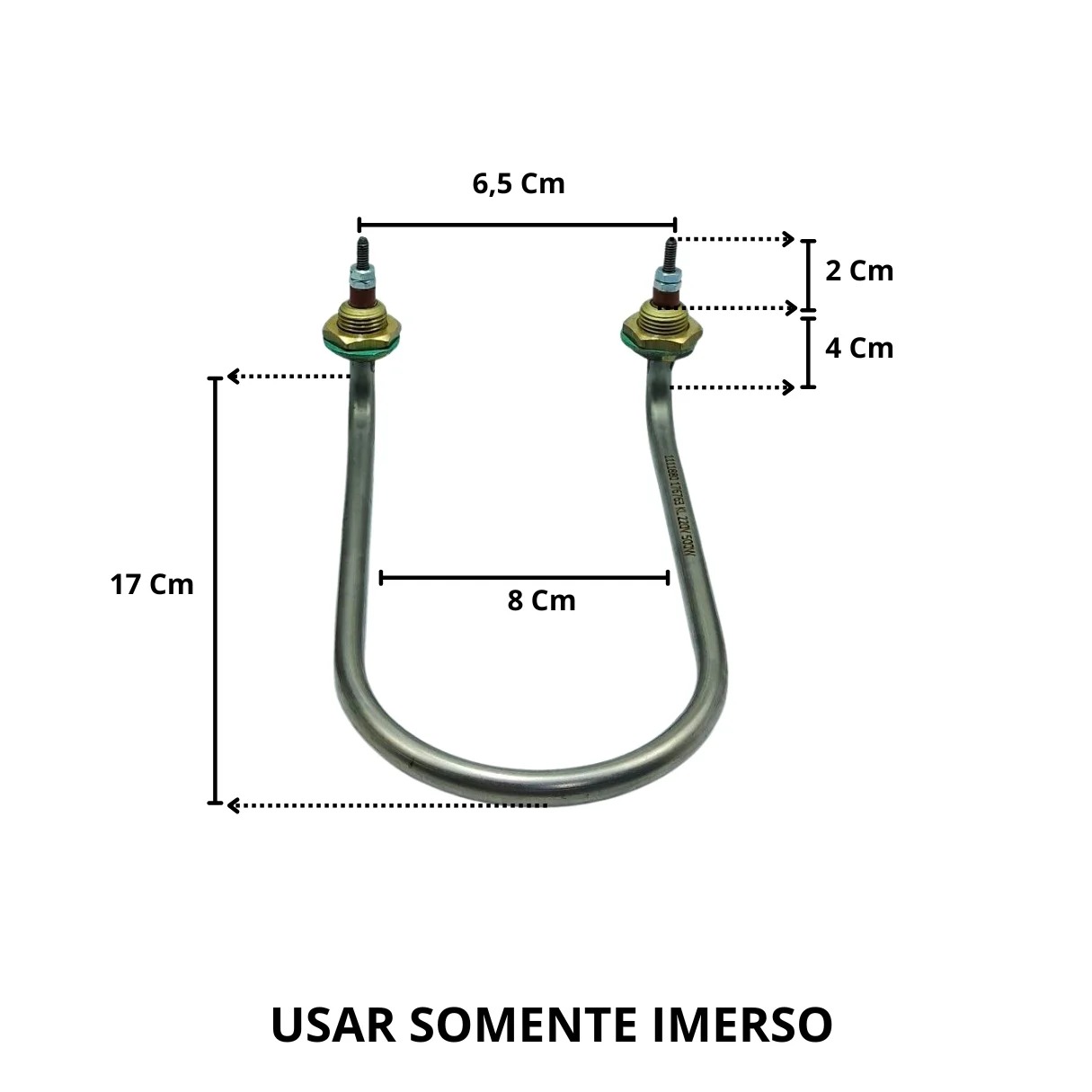 Resistência Para Aquecimento de Água 500w 220v - Imagem 2