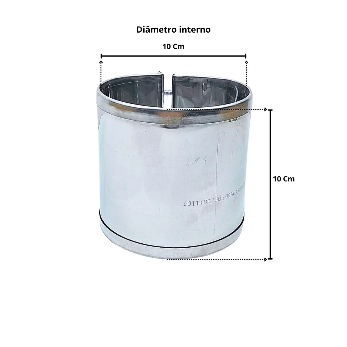 Resistência Coleira Mica Injetora Extrusora 100X100MM 1000W 220V Saída Parafuso - Imagem 2