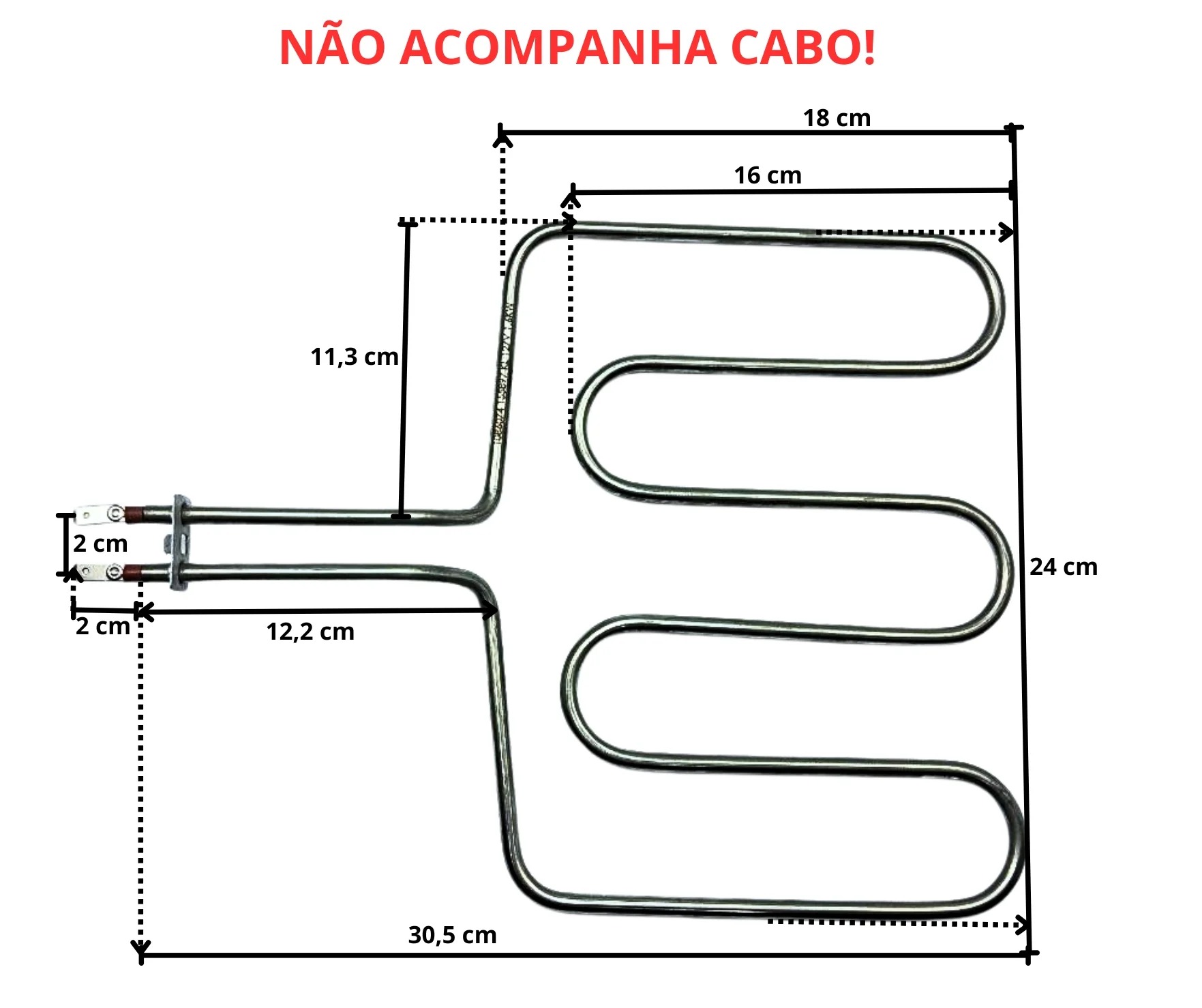 Resistência Para Churrasqueira Cotherm Giulietta Grill 1600w - Imagem 3