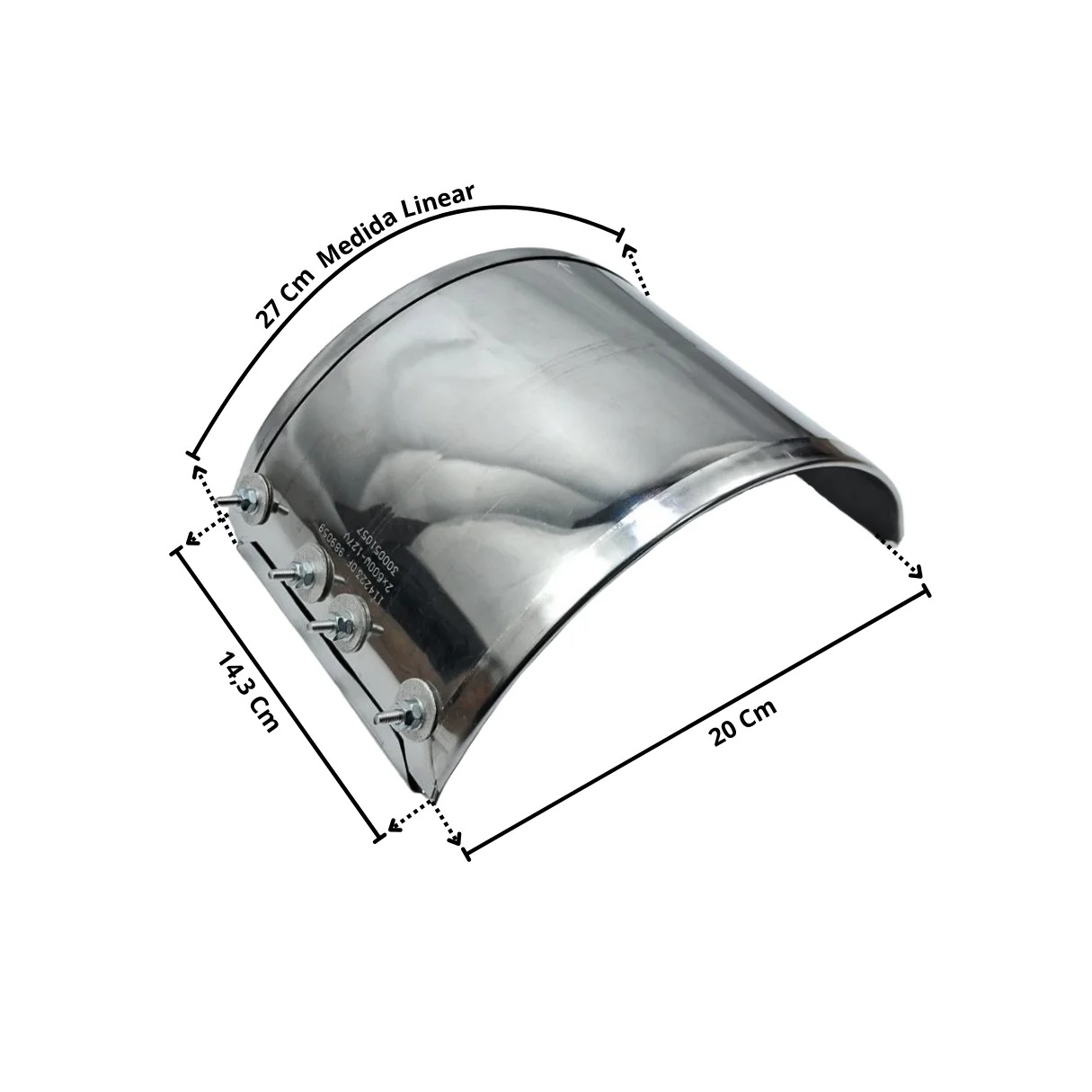 Resistência Coleira Mica Meia Lua 270Lx143MM 600W 127V - Imagem 3