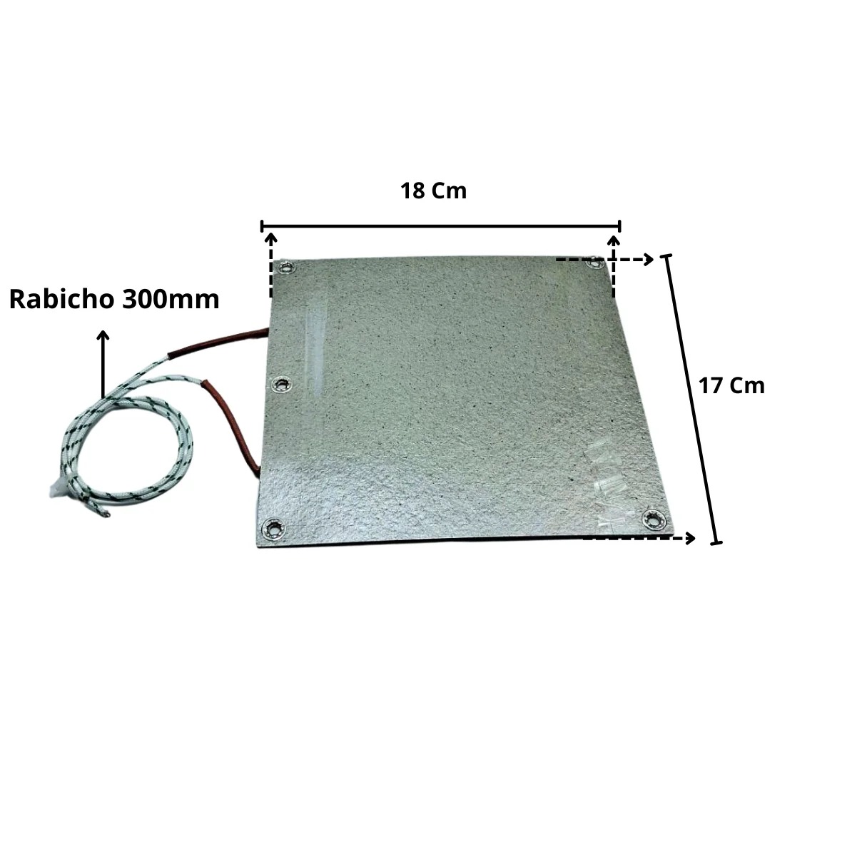Resistência Elétrica Bainha Só Mica 180X170MM 800W 127V - Imagem 2