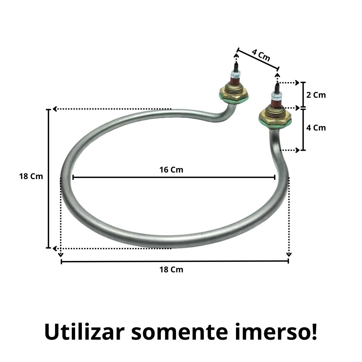 Resistência Elétrica Circular Para Laboratório 180mm 1000w 220v - Imagem 2