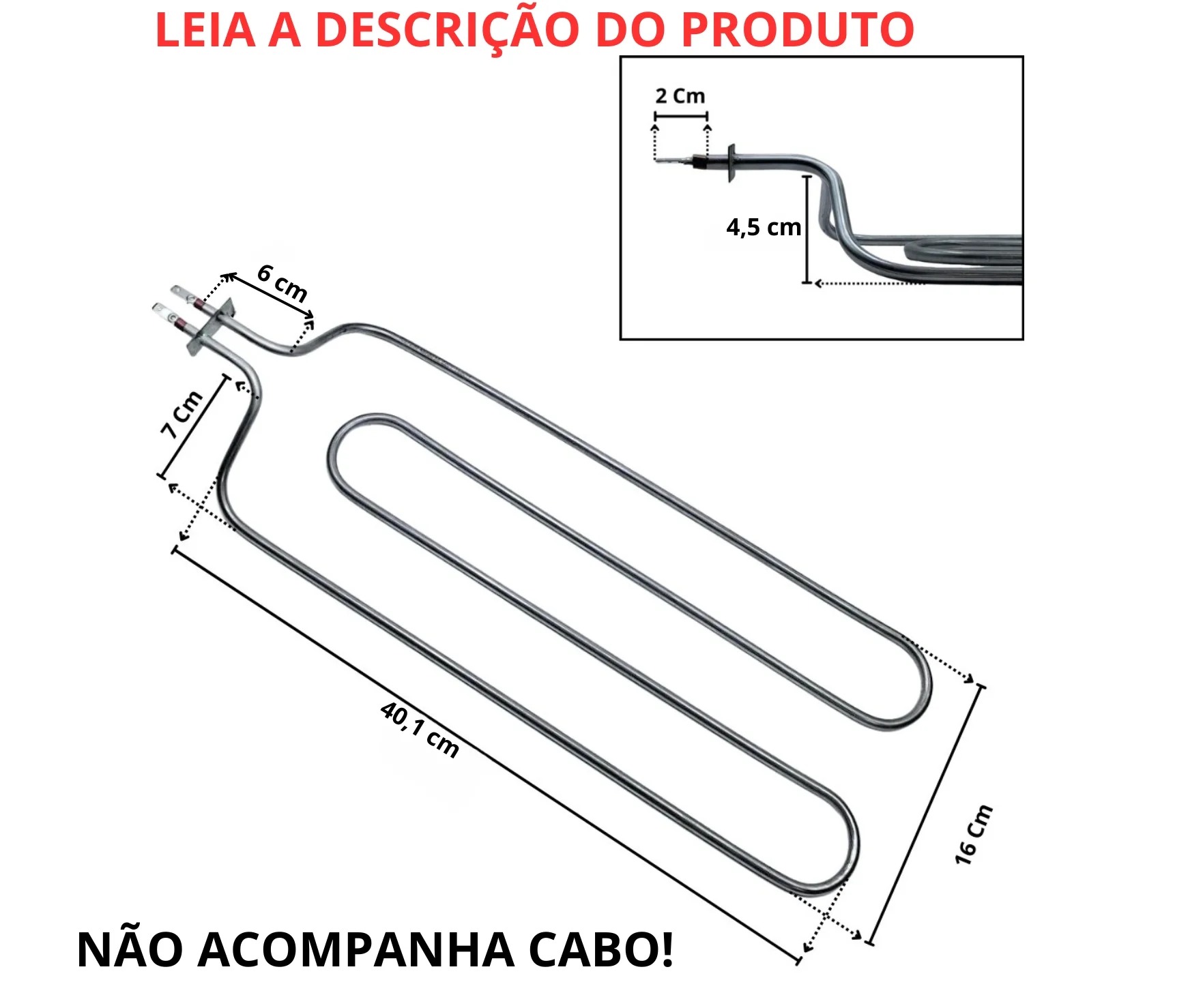 Resistência Churrasqueira Elétrica Fischer Grill 2vol 1650w - Imagem 2