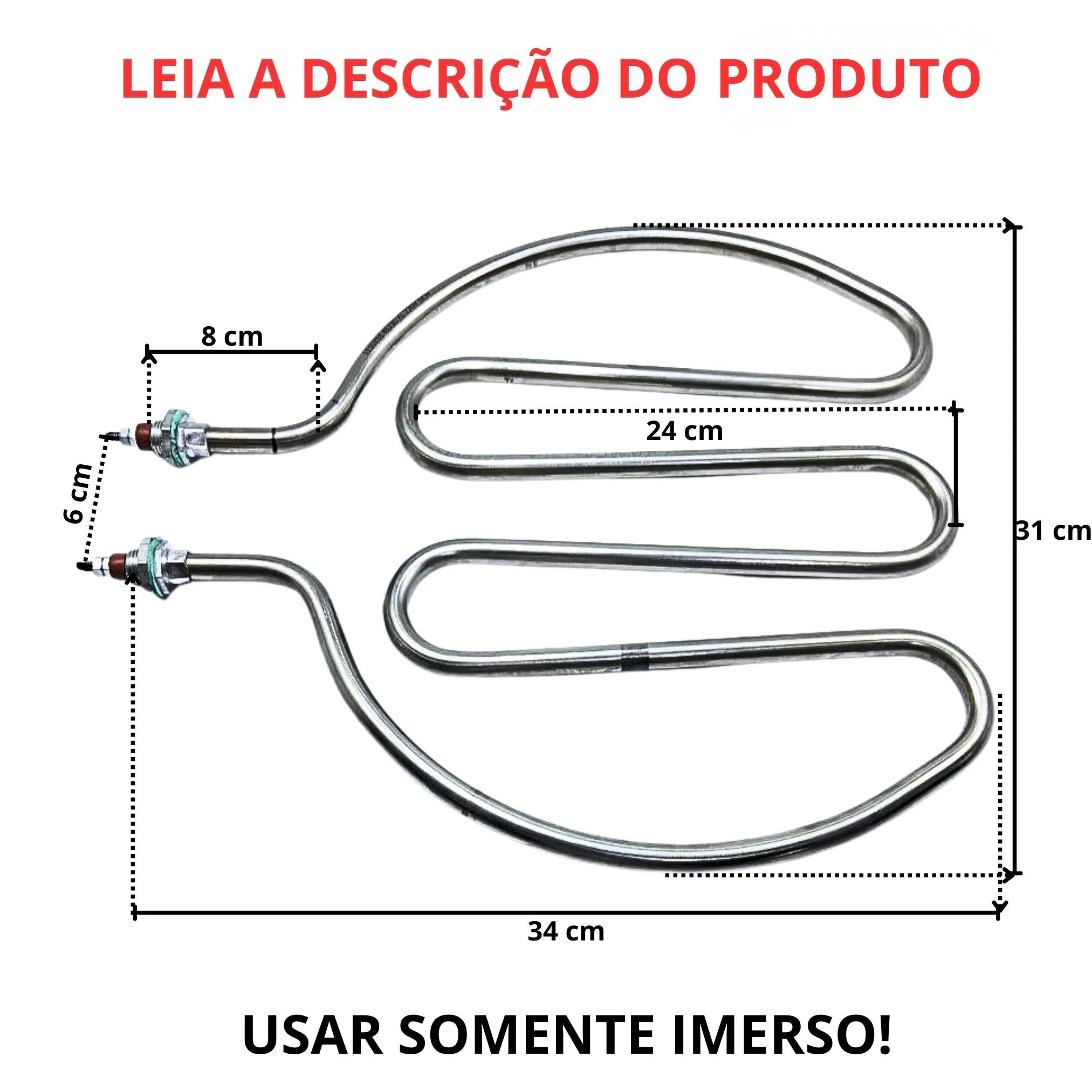 Resistência Fritadeira Cervejeira Artesanal 5000w 220v - Imagem 3