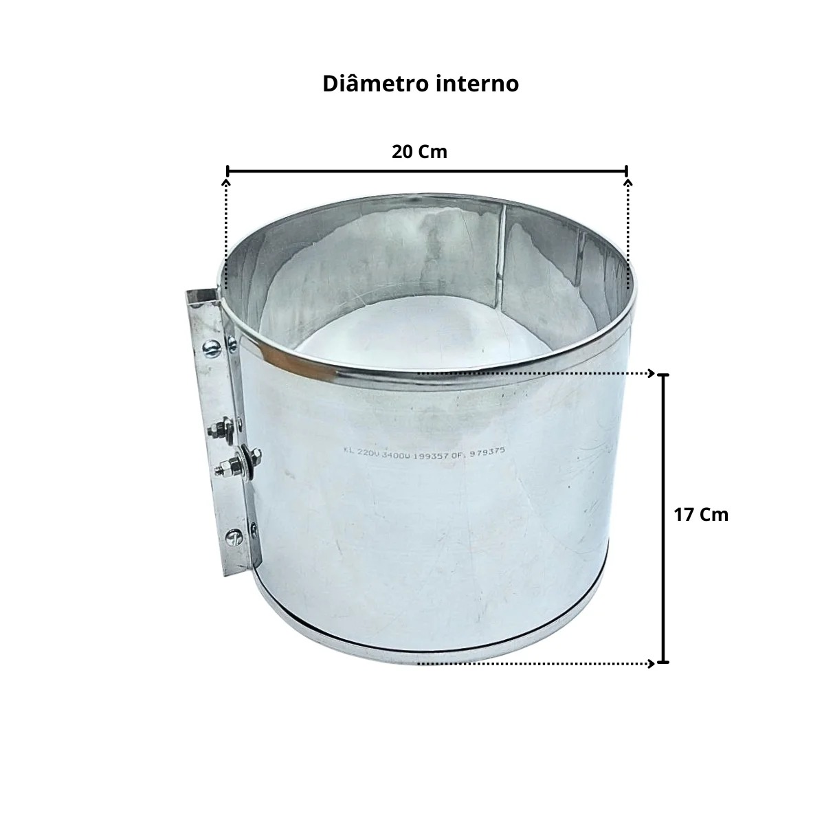 Resistência Coleira Mica Injetora 200X170MM 3400W 220V - Imagem 2