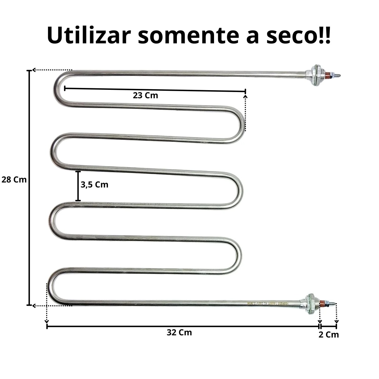 Resistência Elétrica Para Sauna Seca 320mm 2500w 220v - Imagem 3