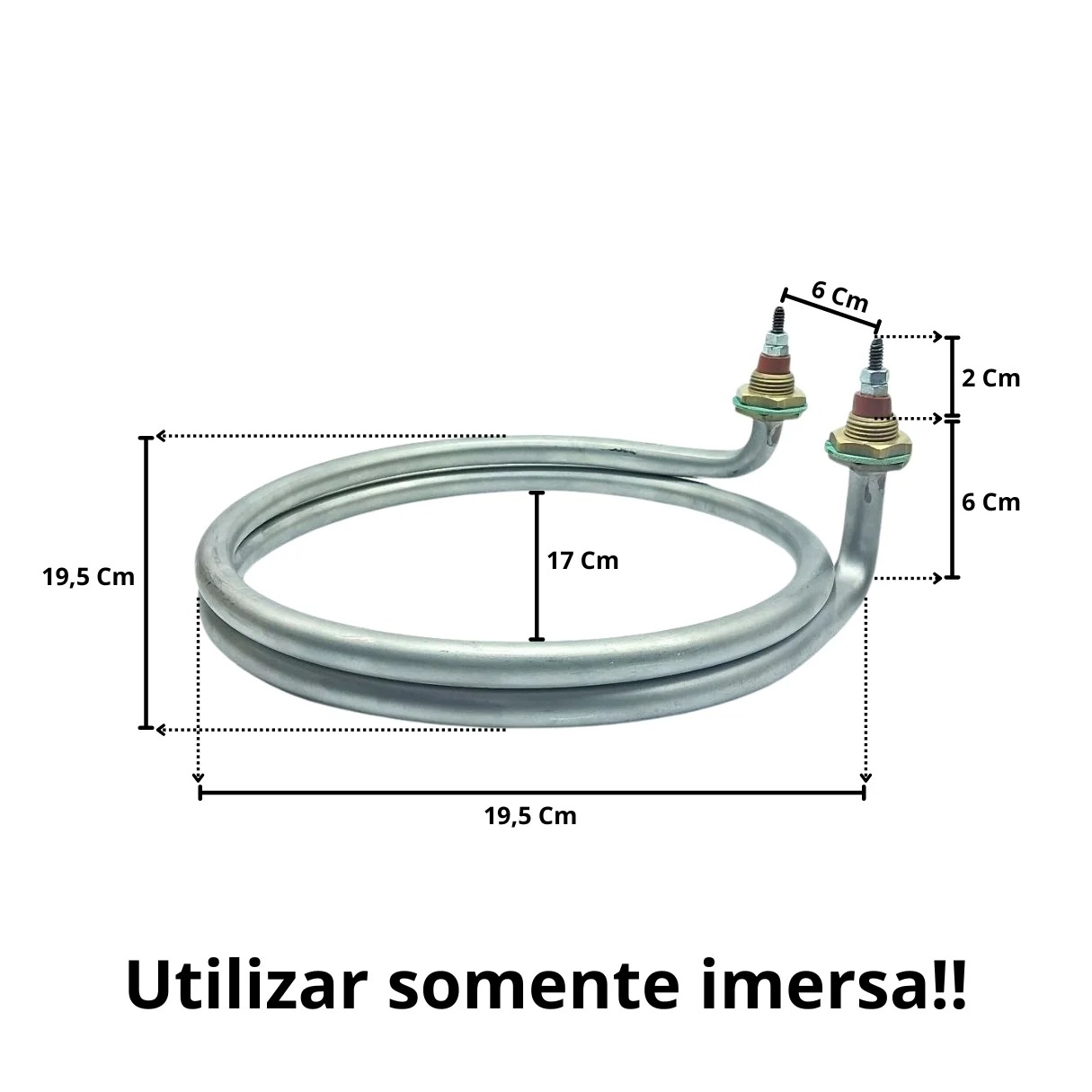 Resistência Circular Para Autoclave 170mm Interno 2000w 220 - Imagem 3