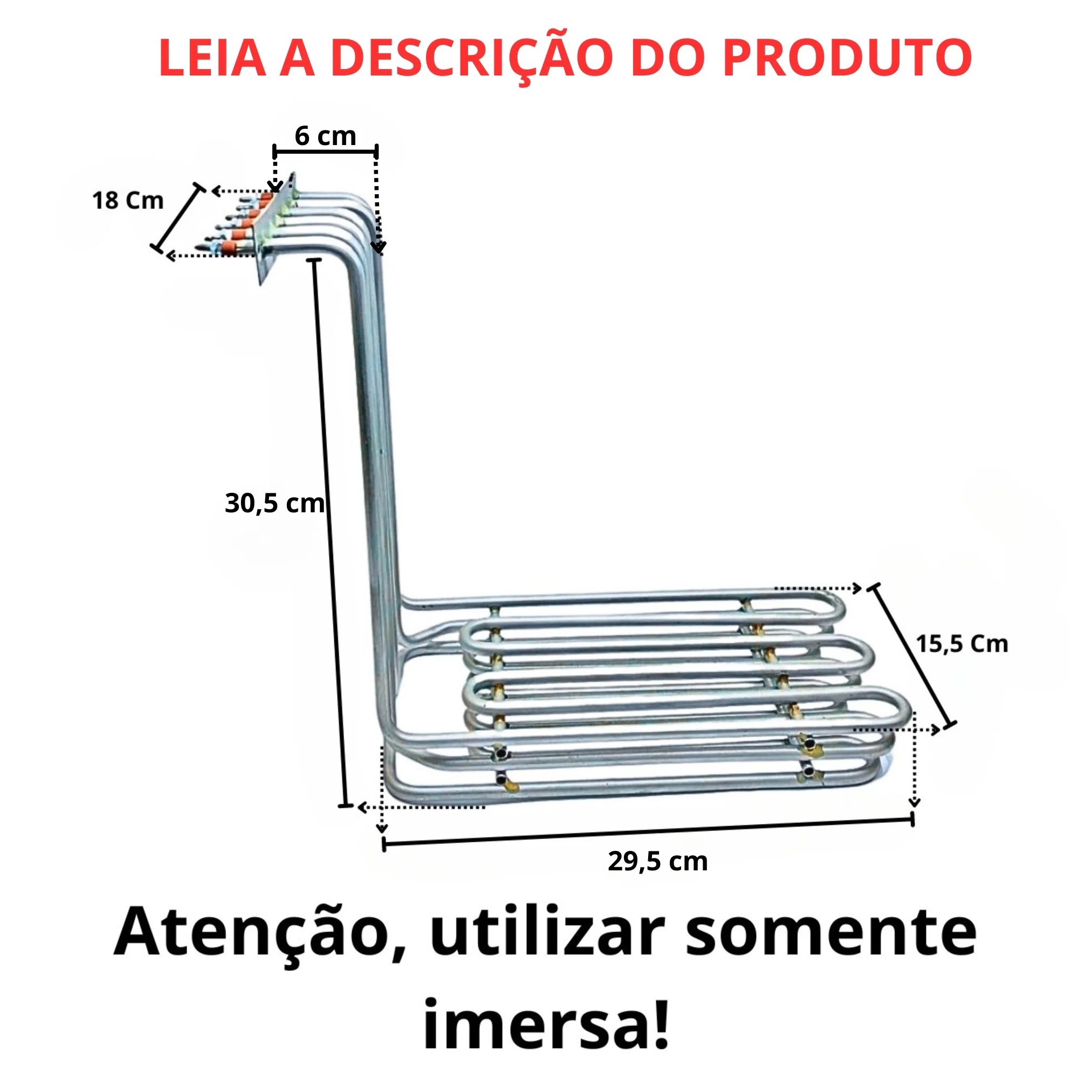 Resistência Fritador Macom U3 220/380v 9000w - Imagem 3