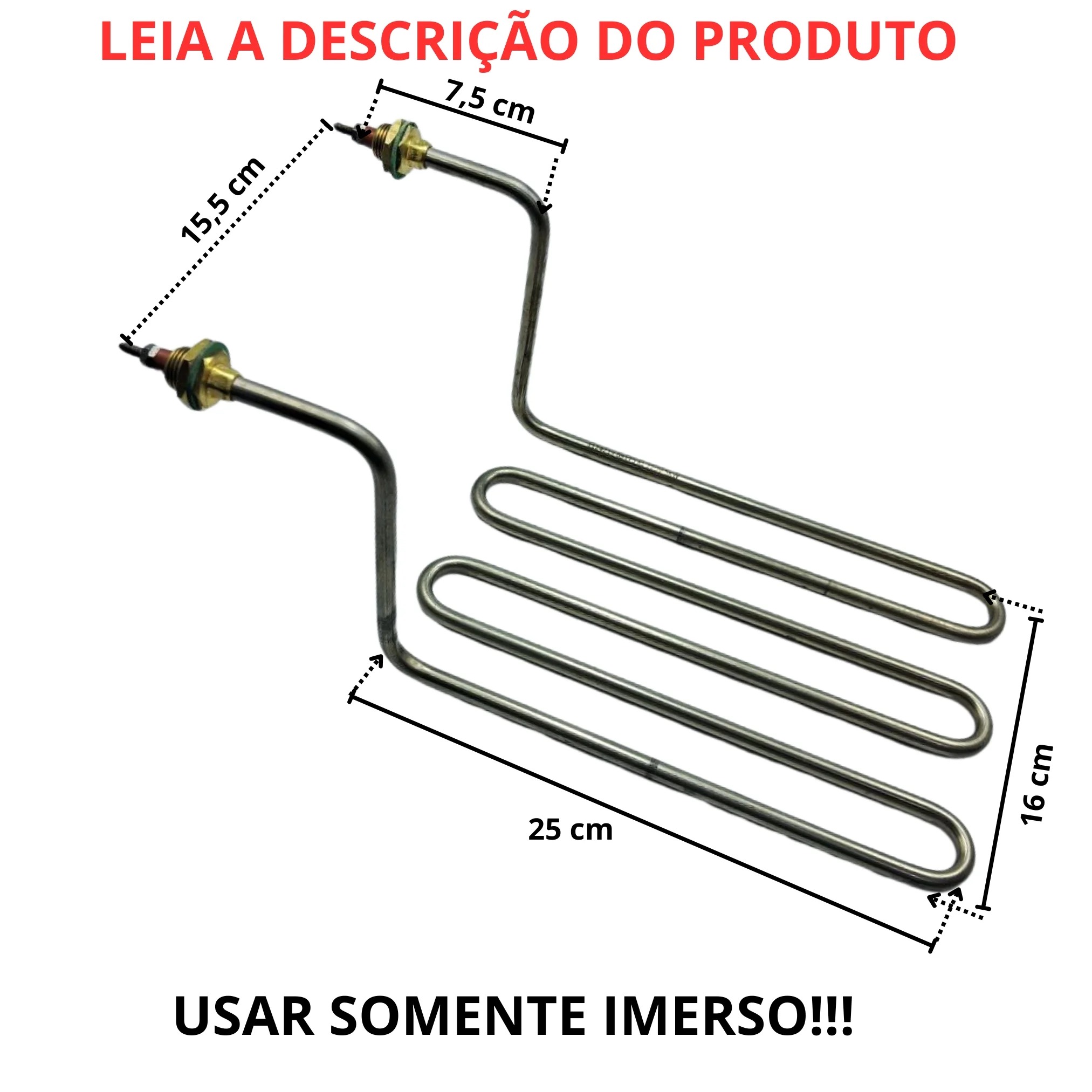 Resistência Fritadeira Cadeirinha Ital 3 Voltas 220v 3000w - Imagem 2