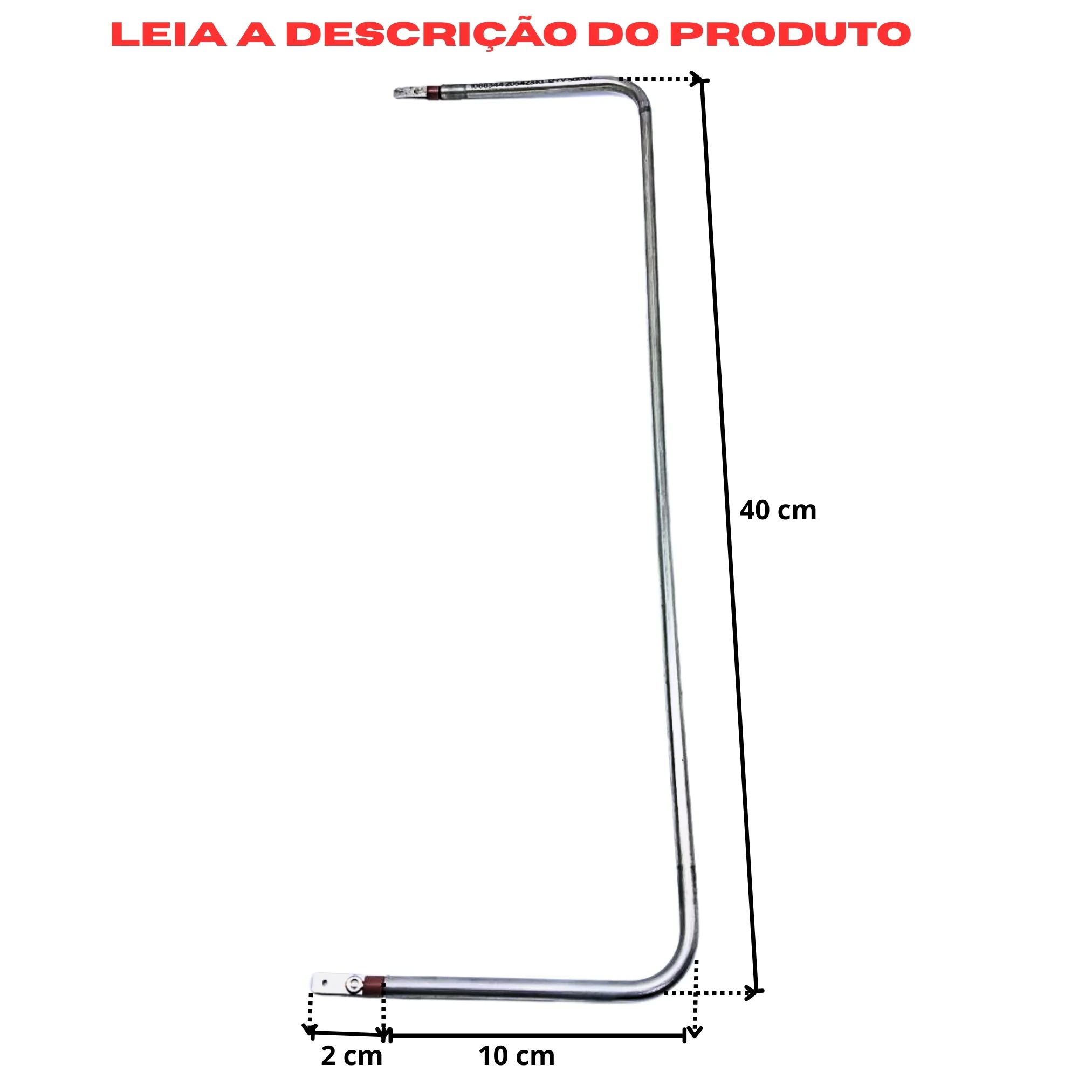 Resistência Reta Estufa Titã 6,5X400mm 500w 127v - Imagem 2