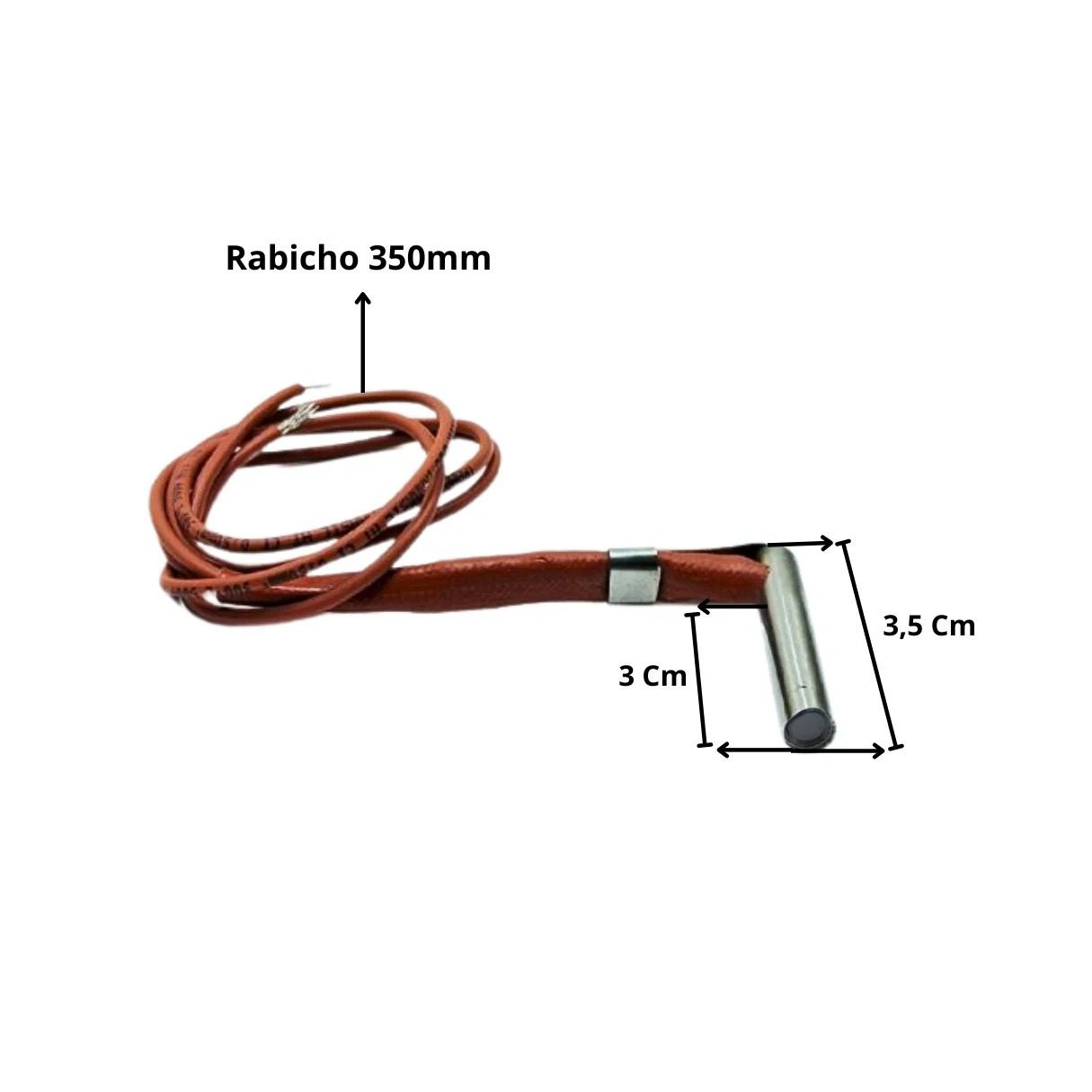 Resistência Cartucho Para Seladora 6x30mm 50w 220v - Imagem 3
