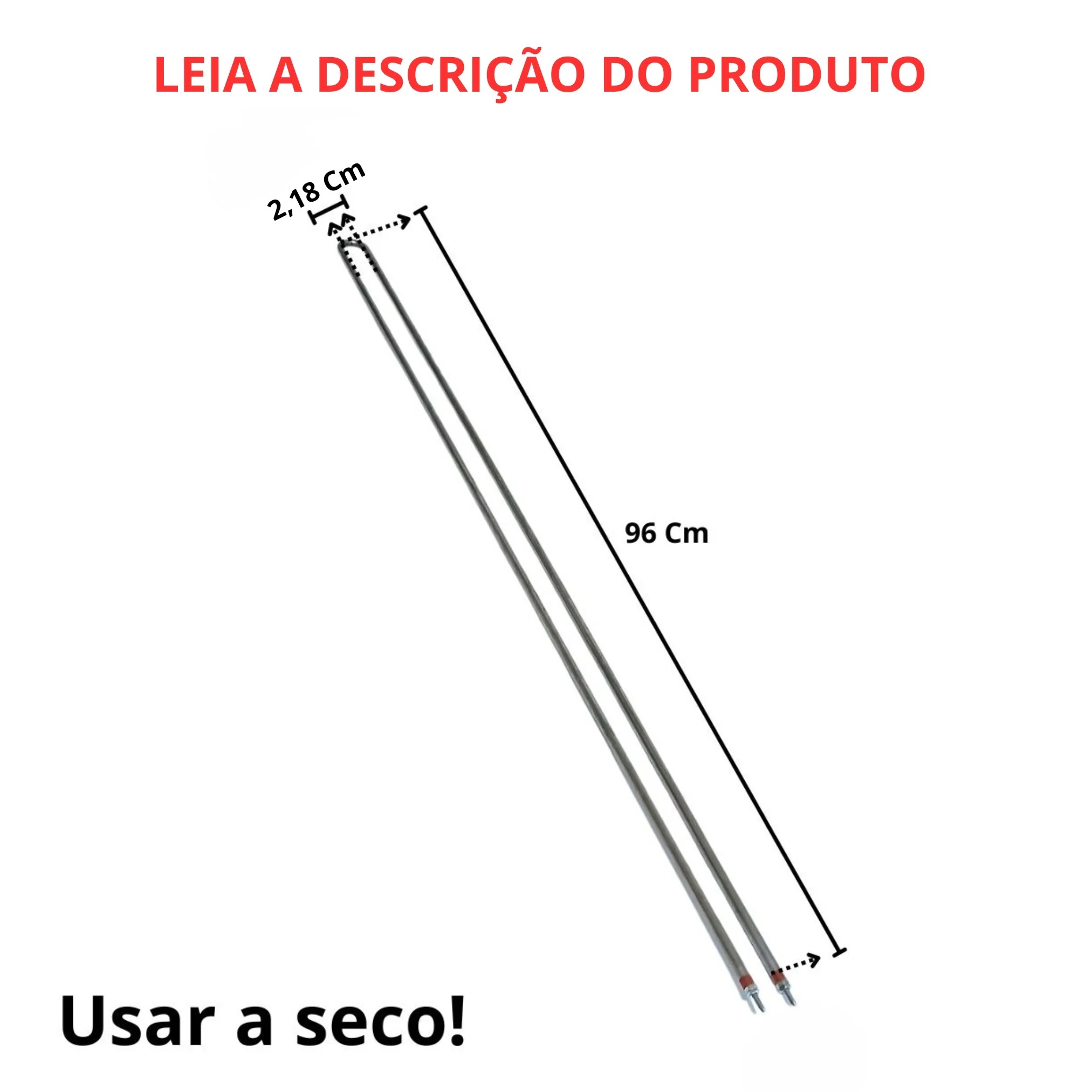 Resistência Aquecimento Forno Para TecnoPizza 2400w 960mm - Imagem 3