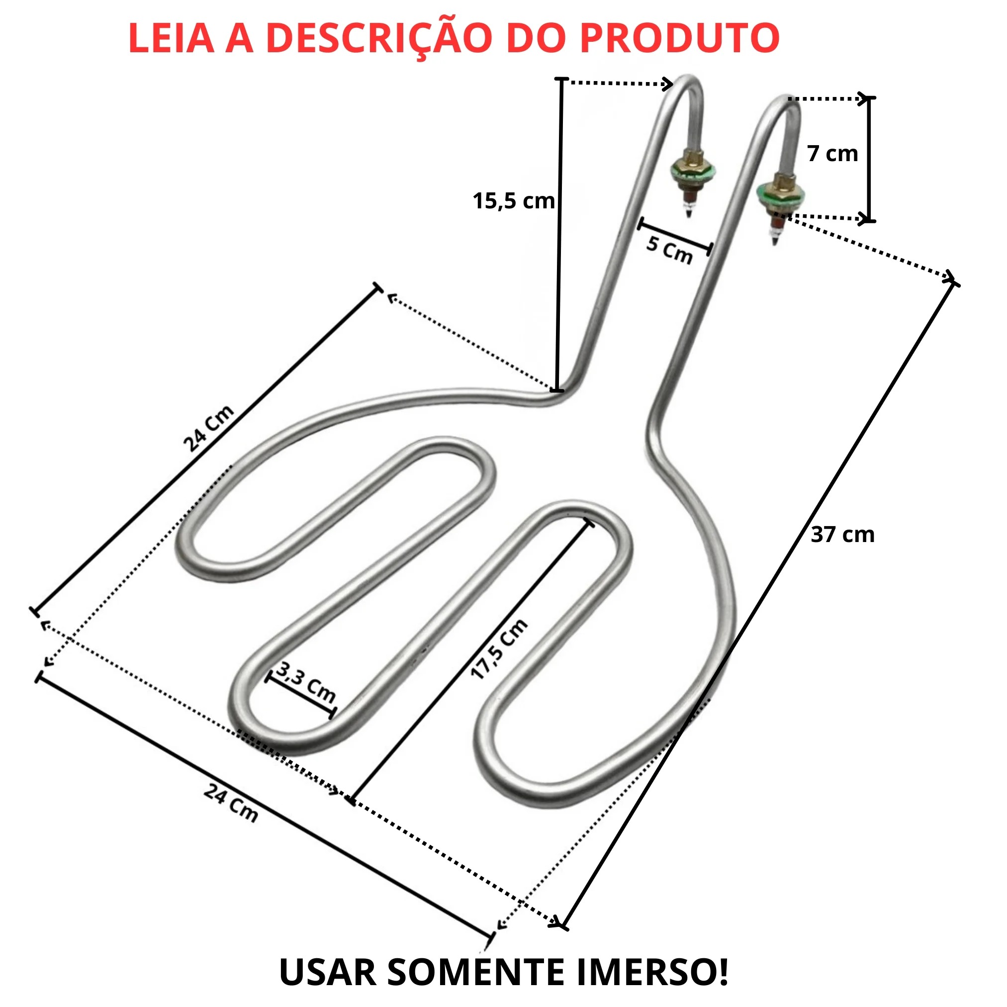 Resistência Fritadeira Progás Tacho 7 Litros 2500w 110v - Imagem 3