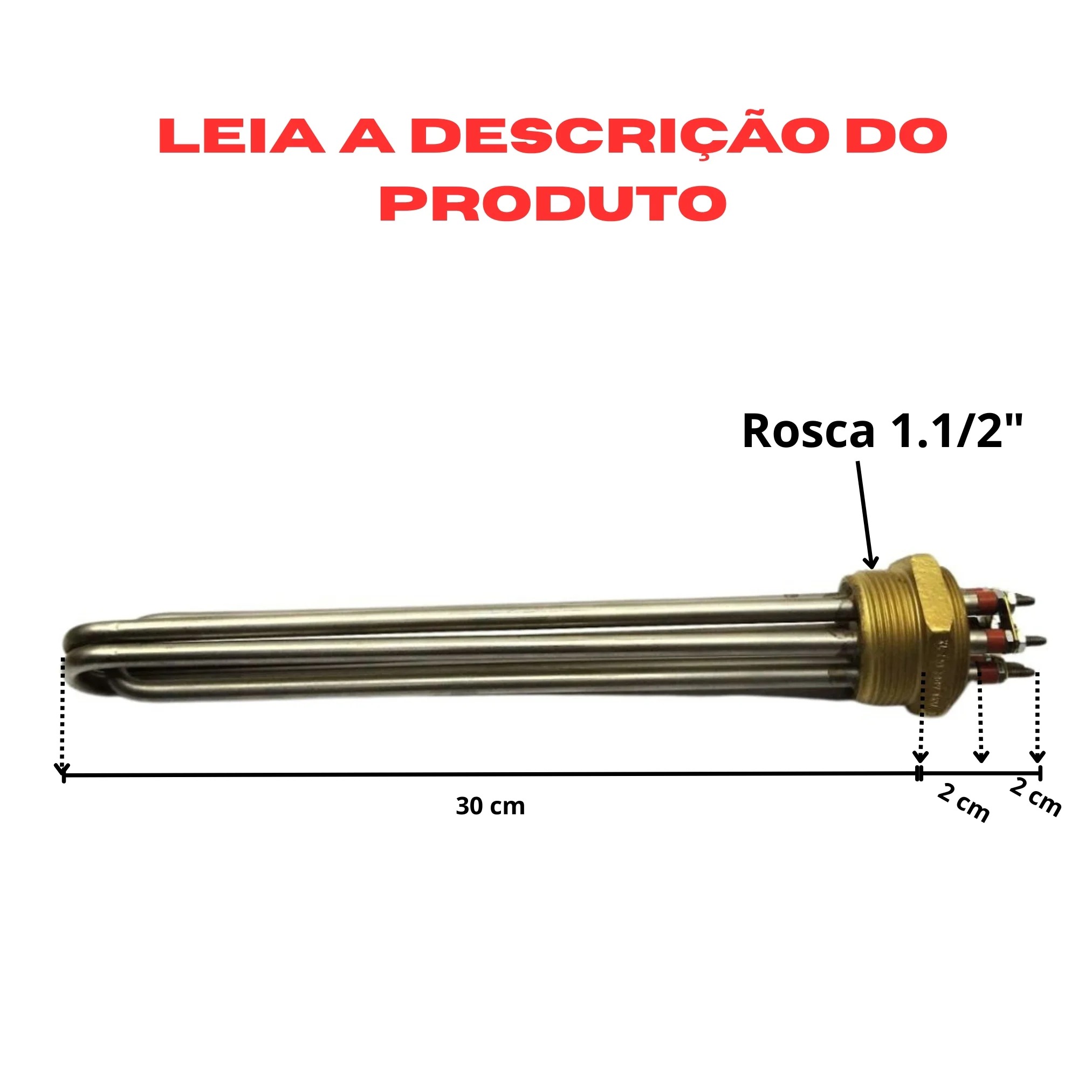 Resistência Rosca Sauna Sodramar A Vapor 9000w 220/380v - Imagem 2