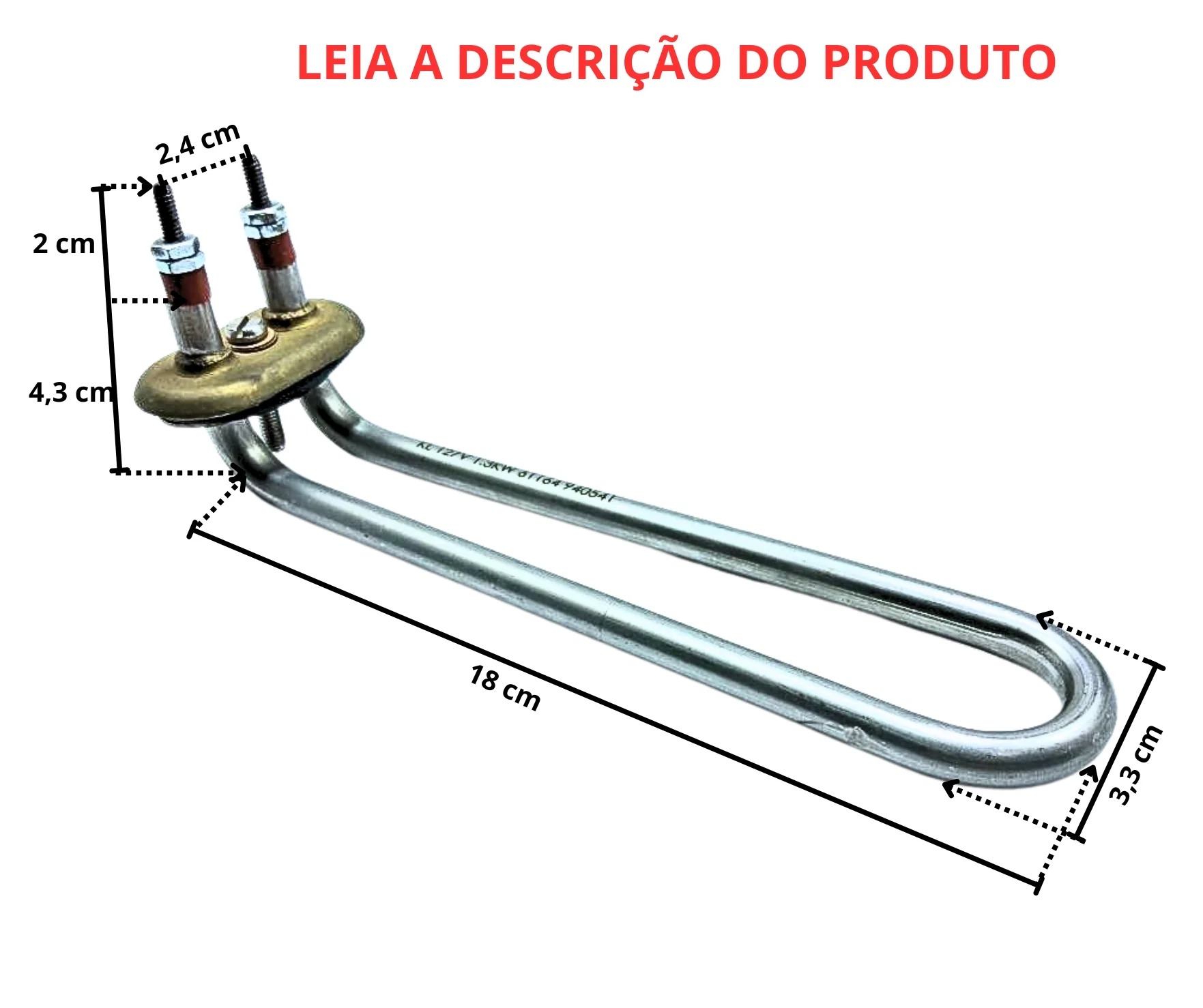 Resistência Para Máquina de Café Cafeteira 1300w 127v - Imagem 2
