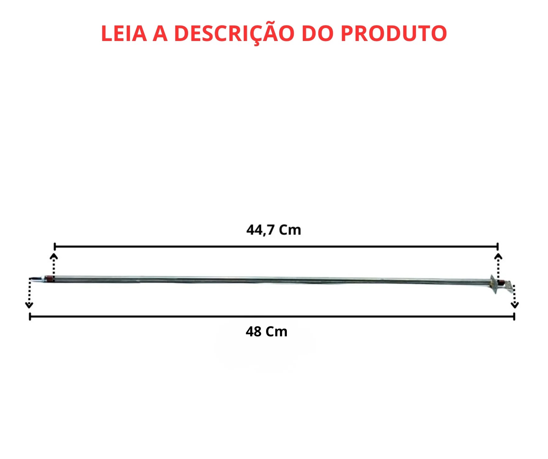 Resistência Reta Para Forno Estufa Salgados 500w 220v 447mm - Imagem 3