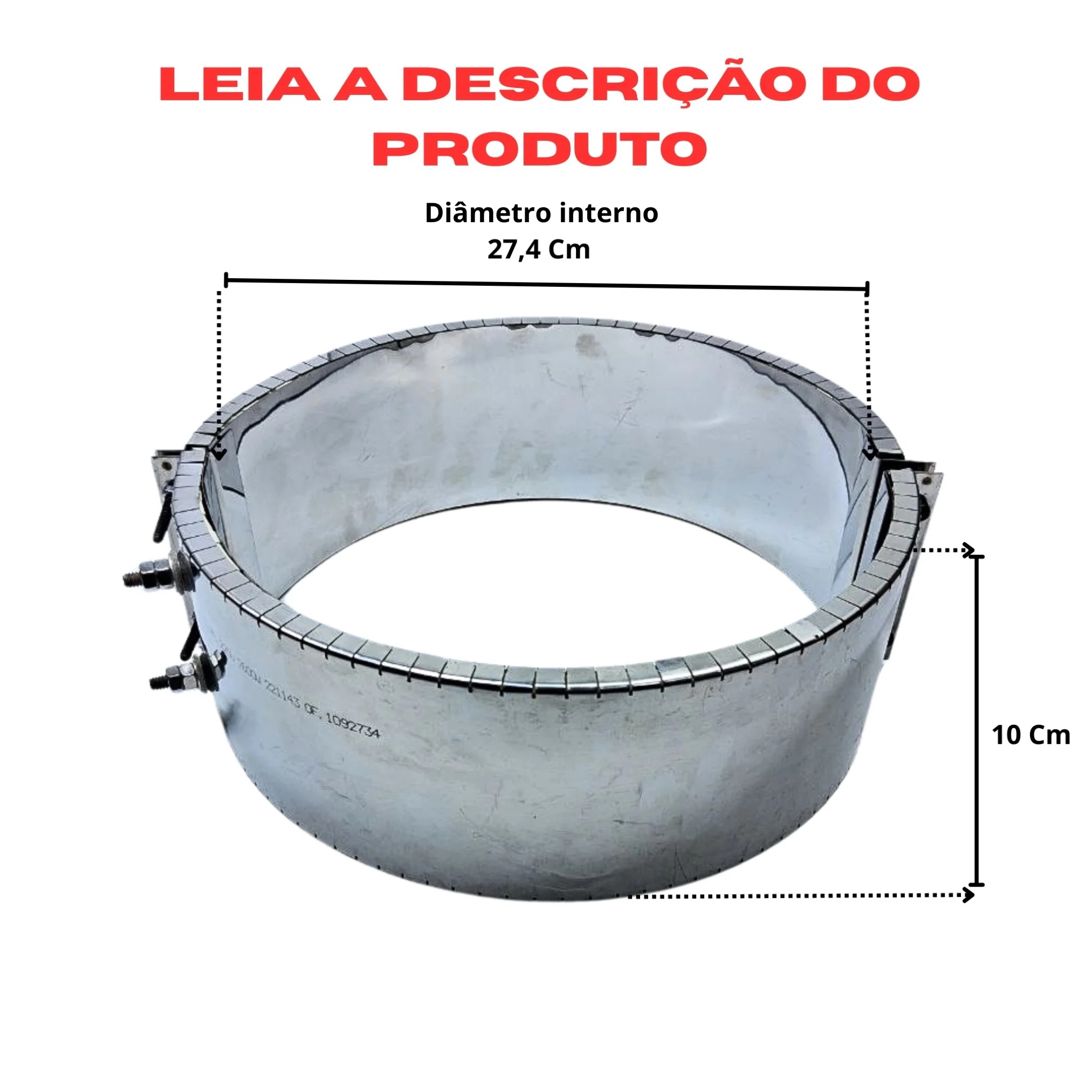 Resistência Coleira Porcelana 274X100mm 2600W 220V - Imagem 3