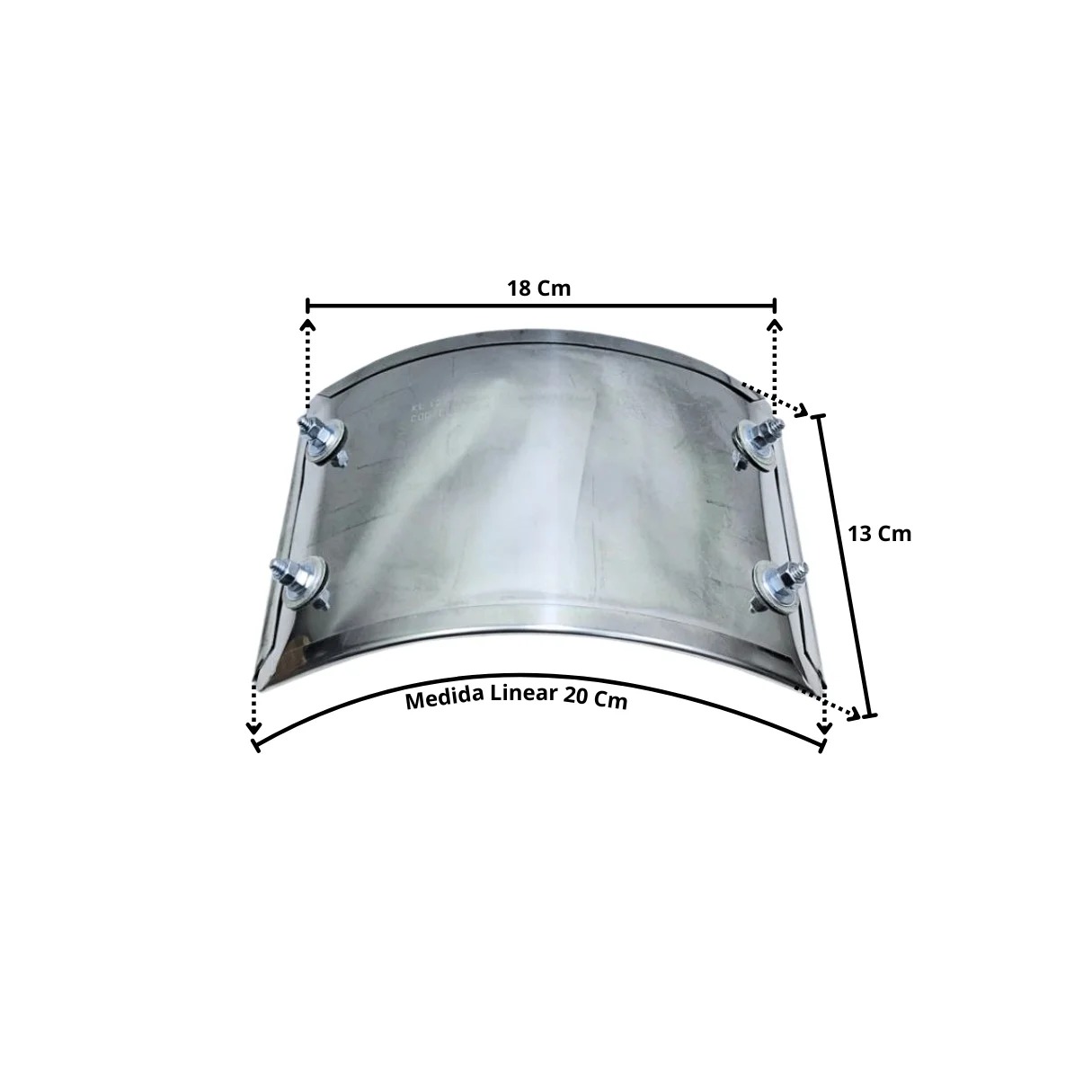 Resistência Elétrica Coleira Mica Meia Lua 200LX130MM 700W 127V/220V - Imagem 4