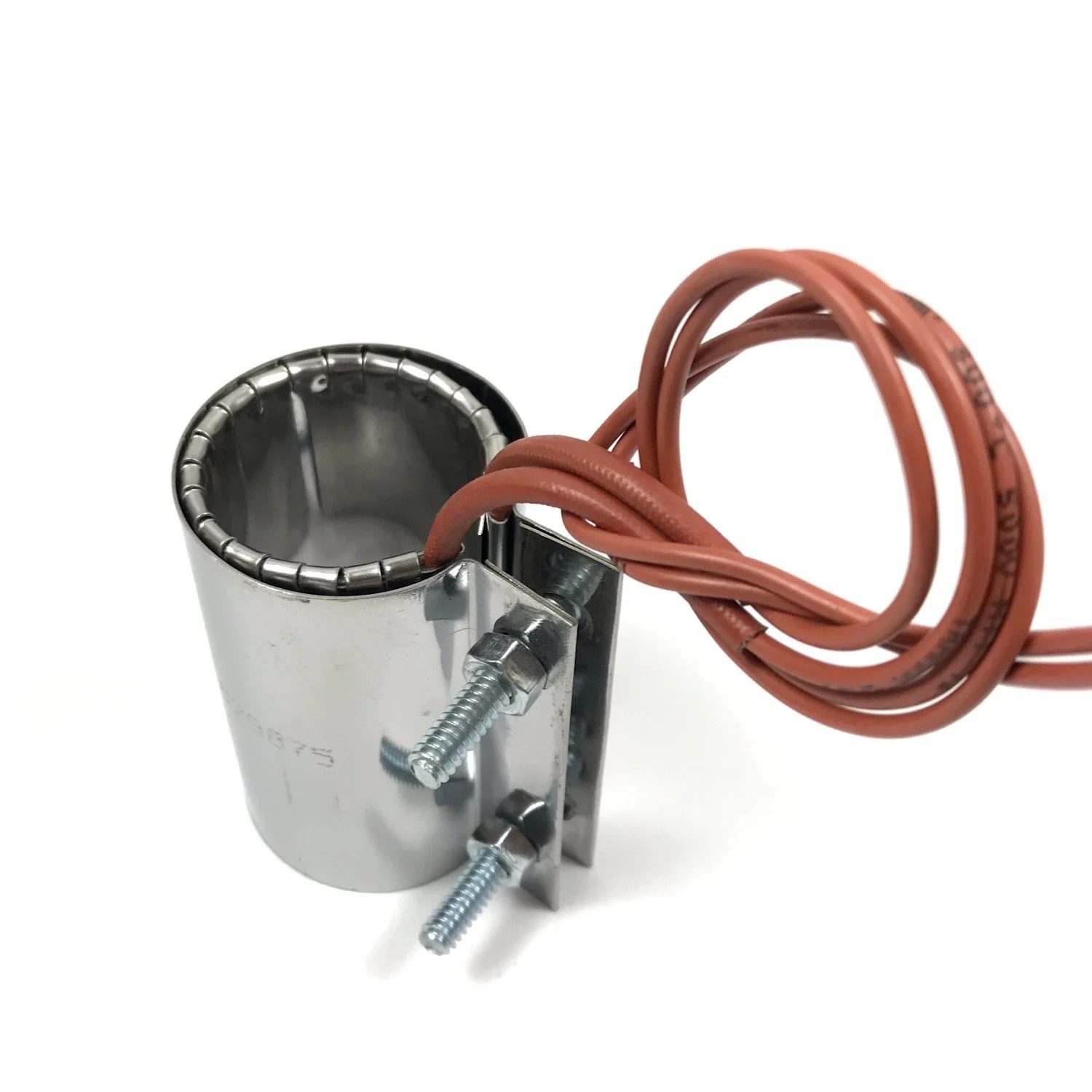 Resistencia Elétrica Coleira Mica Injetora 25mm X 50mm 250W 220V Conector Saída Rabicho
