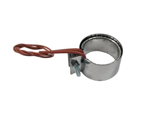 Resistencia Elétrica Coleira Mica Injetora 40mm X 25mm 100W 220V Conector Saída Rabicho
