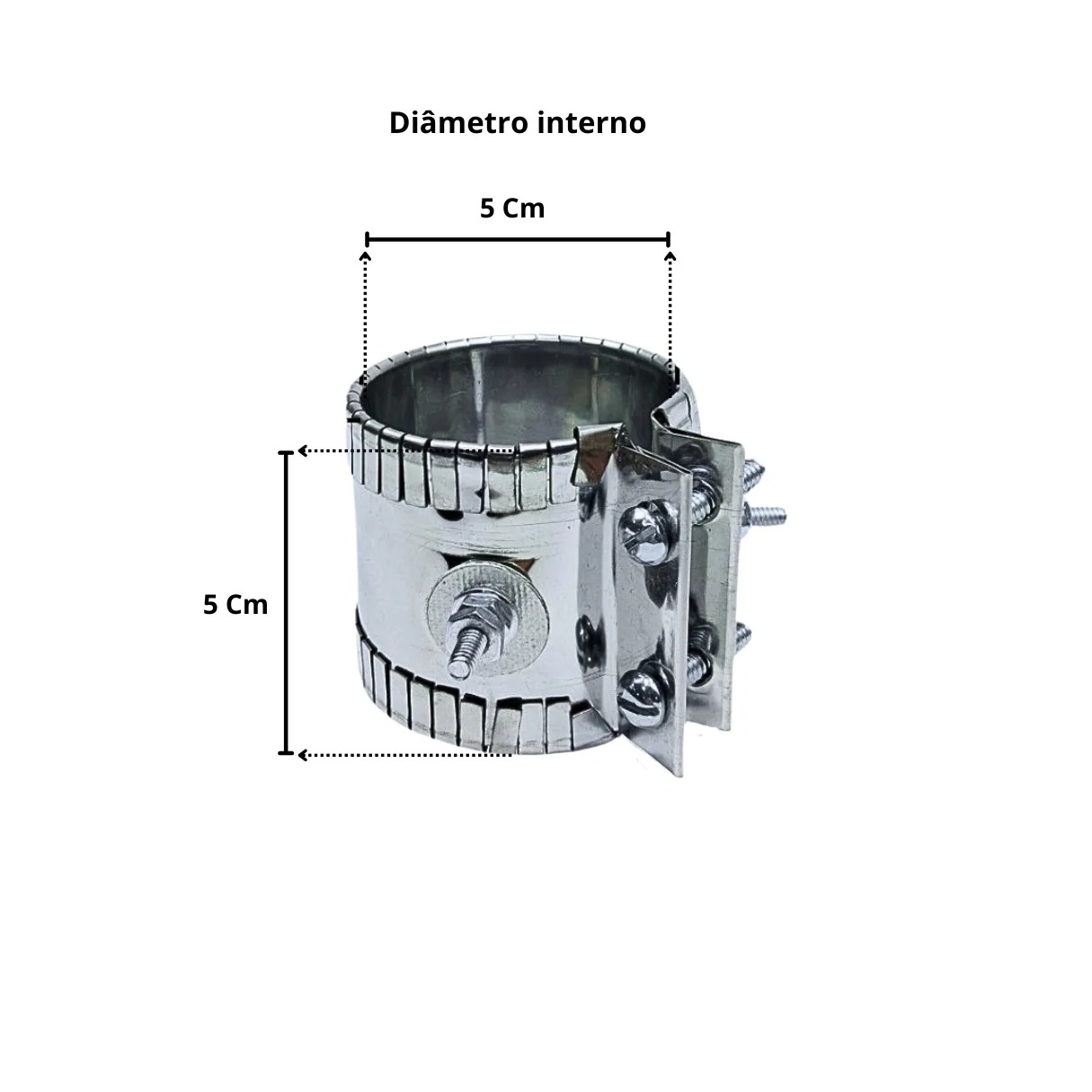 Resistência Coleira Mica Bico Injetora Extrusora 250w 220v - Imagem 2