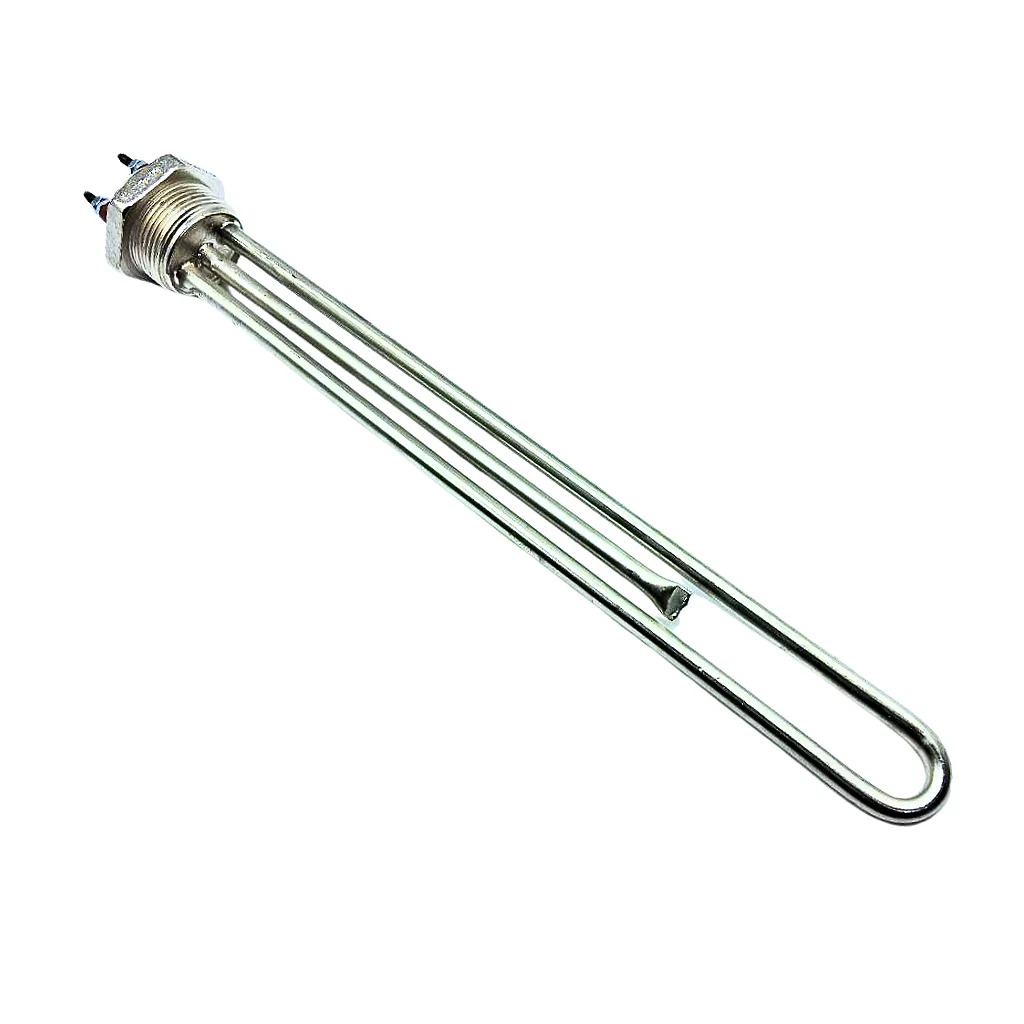 Resistência Niquelada Aquecedor Boiler 3000w 220v Rosca1.1/4